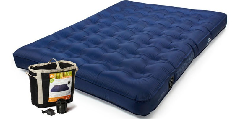 kelty air mattress with headboard