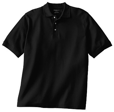 kohls black polo shirts