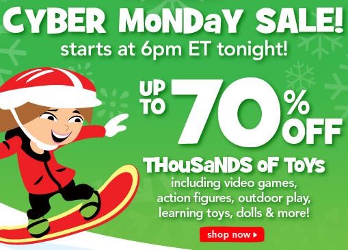cyber deals on toys