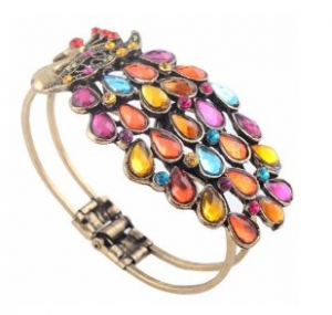 Sodial-peacock-bracelet