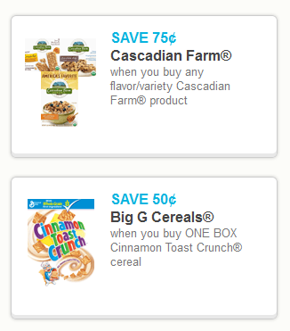 cereal coupons