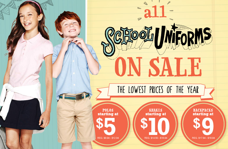 Old Navy School Uniform Sale Polos for 5, 25 off Coupon Code and More!