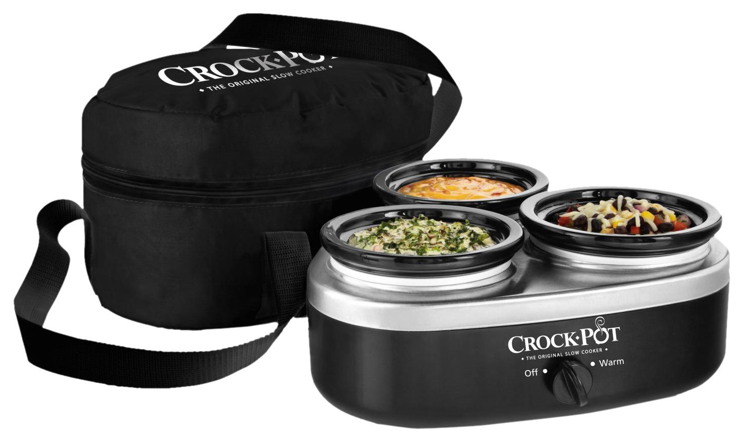 Keeps food. Crock. Keep warm food 2.8 л. Triple Dipper. Keep warm food.