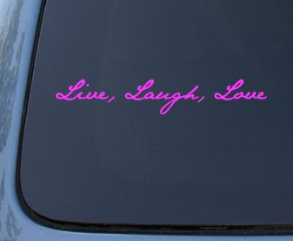 live-laugh-love-car-decal