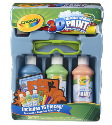 Crayola 3D Deluxe Sidewalk Paint Tray $12.99 (down from $23.99)!