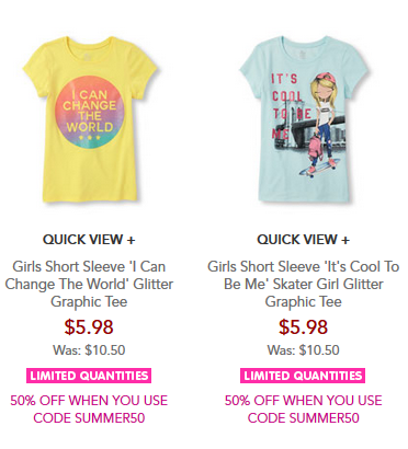 CP clearance girl tops